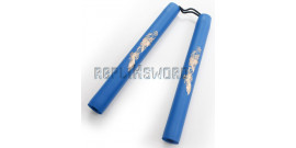 Nunchaku Dragon Mousse Bleu Entrainement 801-BL