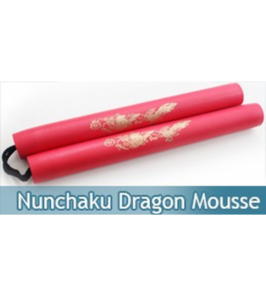 Nunchaku Dragon Mousse Rouge Entrainement 801-R