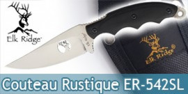 Couteau de Chasse Rustique Silver ER-542SL