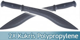 Pack 2 Kukris Polypropylene Machette Entrainement E440-PPX2