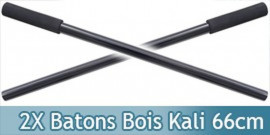 2X Batons Kali en Bois Entrainement 66cm 1905-BFX2
