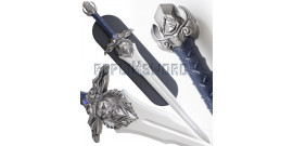 Epee Acier Warcraft Garde Chevalier Replique