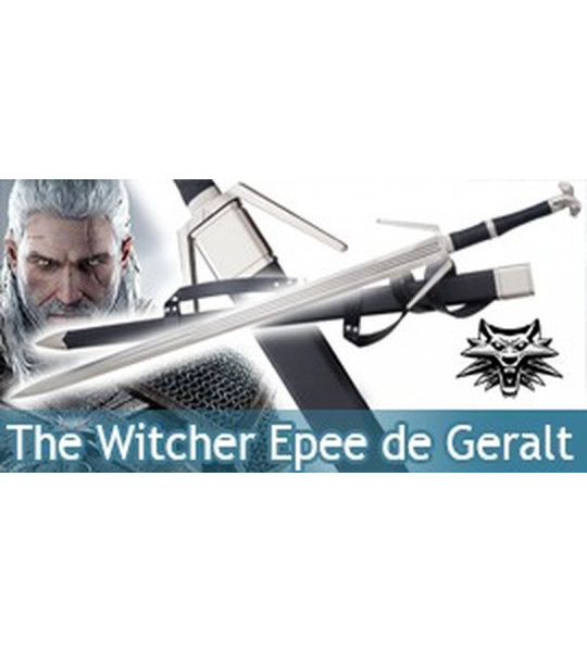 The Witcher Epee Geralt de Riv Replique Twin Wolf Sabre