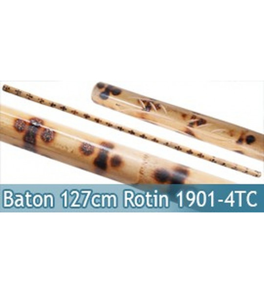 Baton Entrainement 127cm Bois Rotin JO 1901-4TC