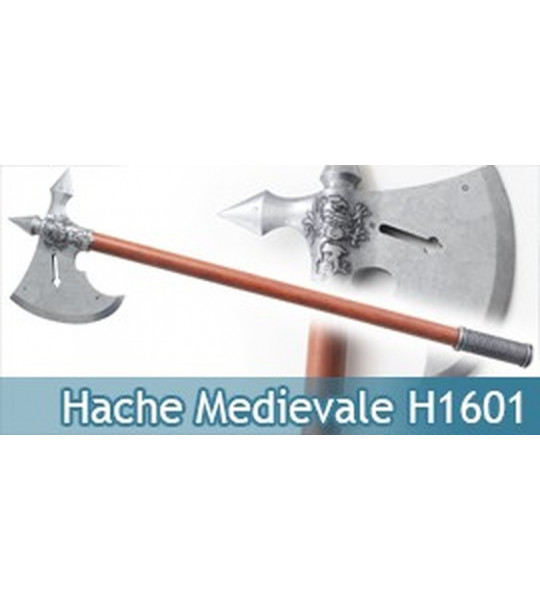 Hache Medievale Chevalier Argent