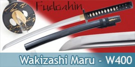 Wakizashi Pratical Fudoshin Epee W400 avec Kozuga