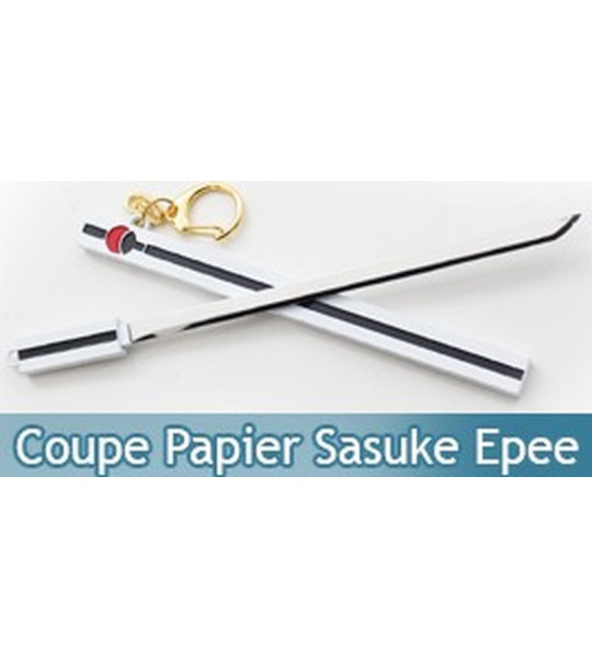 Coupe Papier Sasuke Epee Blanc Naruto 17cm Ouvre Lettre