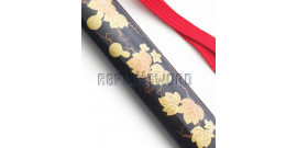 Tanto Red Flowers Lame Maru DB-T07