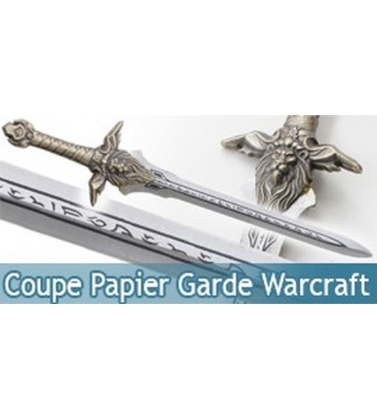 Coupe Papier Garde Warcraft Chevalier Ouvre Lettre 6F-444