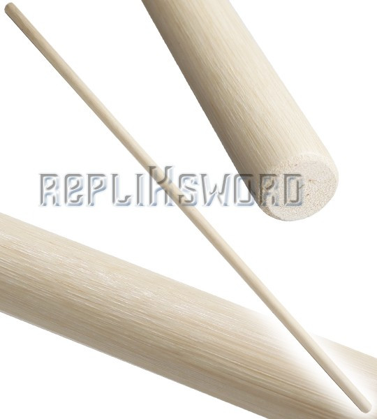 Baton Entrainement Blanc 127cm Bois Rotin 320grs 1901-4