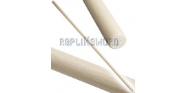 Baton Entrainement Blanc 127cm Bois Rotin 320grs 1901-4