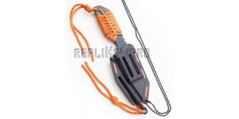 Petit Couteau de Survie Orange Collier HK-762OR