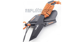 Petit Couteau de Survie Orange Collier HK-762OR