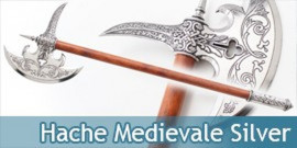 Hache Medievale Chevalier Silver