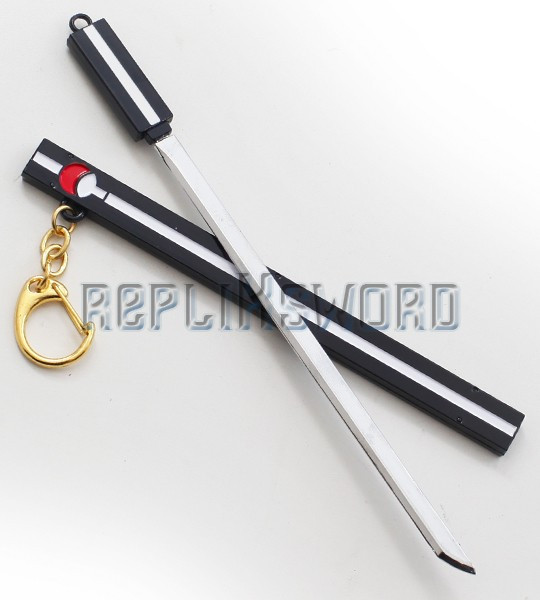 Coupe Papier Sasuke Epee Noir Naruto 17cm Ouvre Lettre