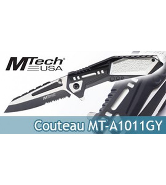 Couteau Pliant Lame Grise Couteau de Poche MT-A1011GY