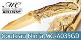 Couteau de Poche Gold Ninja MC-A035GD