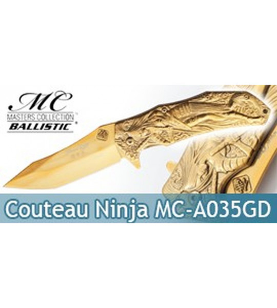 Couteau de Poche Gold Ninja MC-A035GD