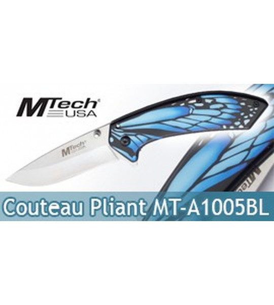 Couteau Pliant Blue Wing Mtech USA MT-A1005BL