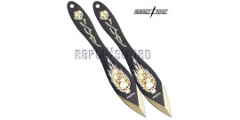 Set 2 Couteaux de Lancer Death Gold Edition PP-117-2GD