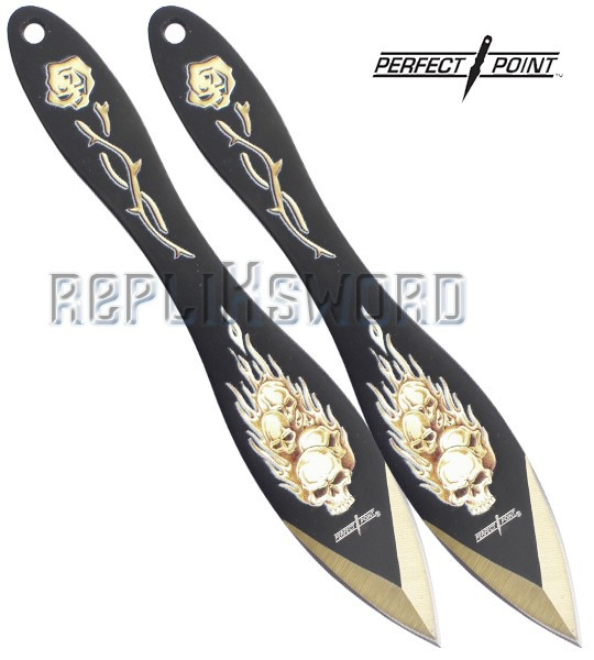 Set 2 Couteaux de Lancer Death Gold Edition PP-117-2GD