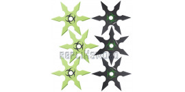 Set 6 Shurikens Zombie Hunter ZB-014 Etoiles