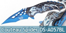 Couteau Pliant Death Spider Blue DS-A057BL