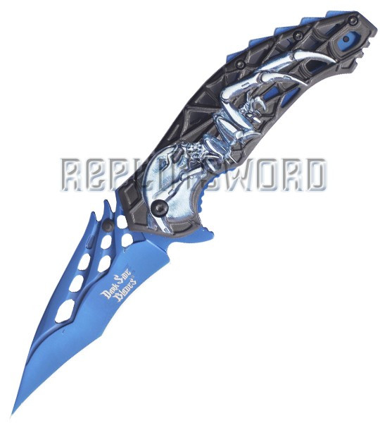 Couteau Pliant Death Spider Blue DS-A057BL
