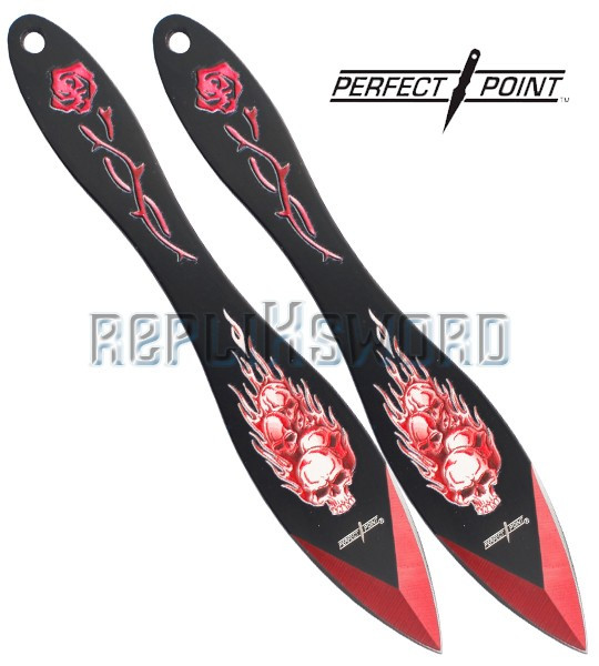 Set 2 Couteaux de Lancer Death Red Edition PP-117-2RD