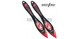 Set 2 Couteaux de Lancer Death Red Edition PP-117-2RD