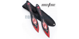 Set 2 Couteaux de Lancer Death Red Edition PP-117-2RD