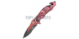 Couteau Pliant Red Death DS-A061RD Couteau de Poche