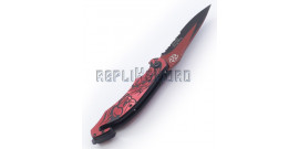 Couteau Pliant Red Death DS-A061RD Couteau de Poche