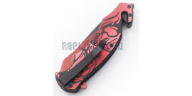 Couteau Pliant Red Death DS-A061RD Couteau de Poche