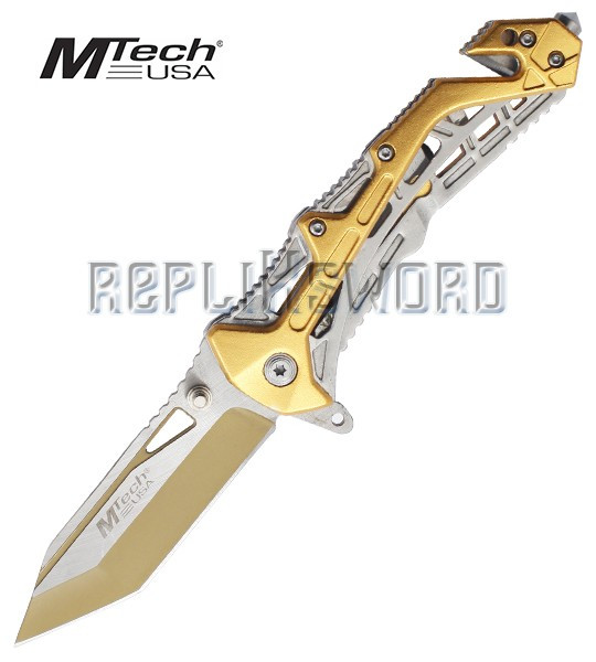 Couteau Pliant Gold Edition Mtech USA MT-A997BGD