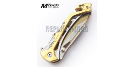 Couteau Pliant Gold Edition Mtech USA MT-A997BGD