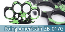 Poing Americain Acier Death Green ZB-017G
