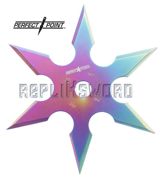 Set 3 Shurikens Rainbow Etoile a Lancer Perfect Point 90-16C Set 3 Shurikens Rainbow Etoile a Lancer Perfect Point 90-16C