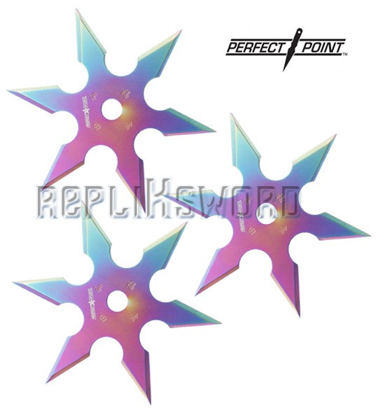 Set 3 Shurikens Rainbow Etoile a Lancer 90-16CX3 Set 3 Shurikens Rainbow Etoile a Lancer 90-16CX3