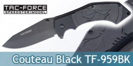 Couteau Pliant Black Edition Tac Force TF-959BK