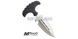 Couteau Push Dagger Tactique Silver MT-20-41SL