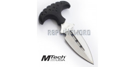 Couteau Push Dagger Tactique Silver MT-20-41SL