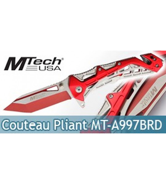 Couteau Pliant Red Edition Mtech USA MT-A997BRD