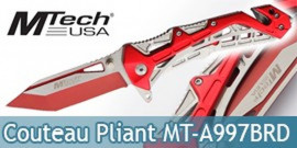 Couteau Pliant Red Edition Mtech USA MT-A997BRD