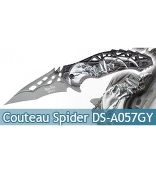 Couteau Pliant Death Spider Grey DS-A057GY