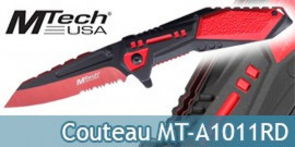 Couteau Pliant Lame Rouge Couteau de Poche MT-A1011RD