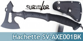 Hache de Survie Survivor Hachette Camping SV-AXE001BK
