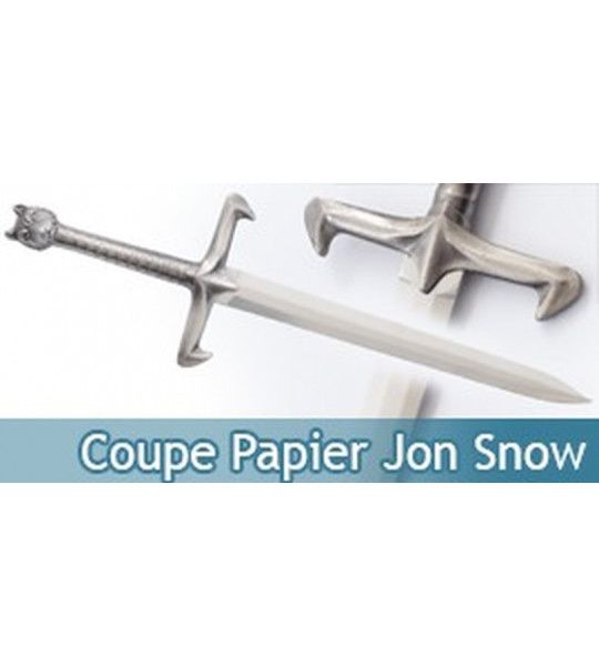 Coupe Papier Jon Snow Ouvre Lettre Longclaw Epee + Support