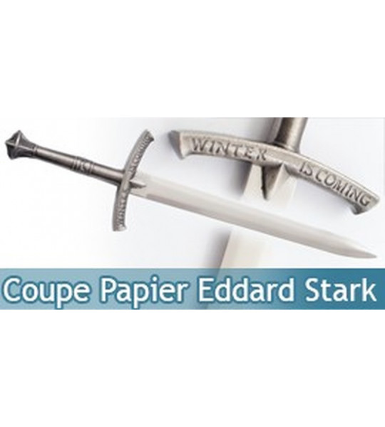 Coupe Papier Eddard Stark Ouvre Lettre Epee + Support