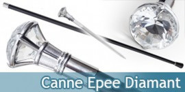 Canne Epee Diamant Fantasy de Marche Gentlemen